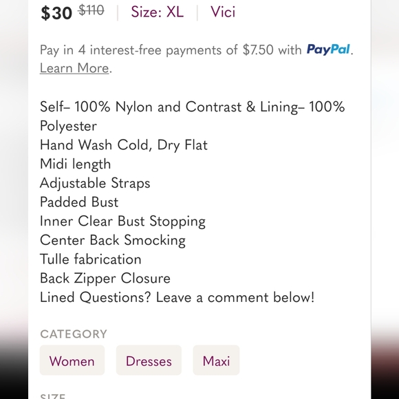 Vici Frances Tulle Polka Dot Midi Dress - BLUSH PINK - Picture 9 of 16